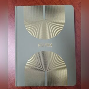 Threshold Green Notebook with Gold Accents 120 Pages Nwt